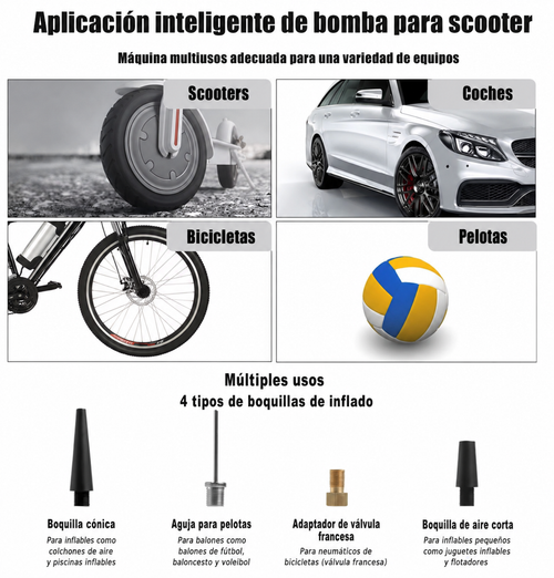 AirGo™ | Mini Compresor Portátil Recargable